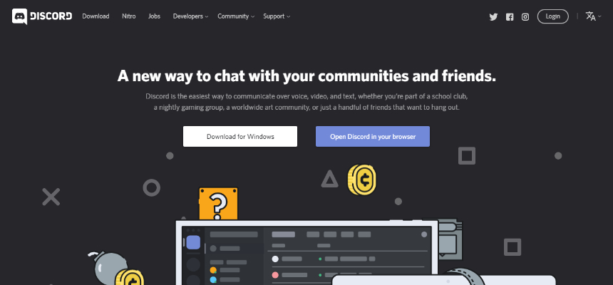 Discord for business social media