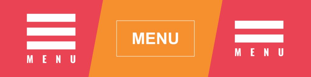 Text hamburger menu guide