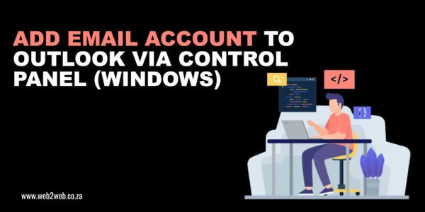 Add Email Account via Control Panel